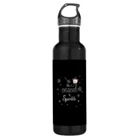 Christmas Tis The Season To Sparkle  Stainless Steel Water Bottle
