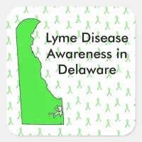 Delaware Lyme Disease Awareness Stickers