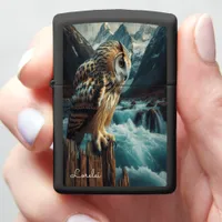 The Blakiston's Fish Owl Silent Predator Zippo Lighter