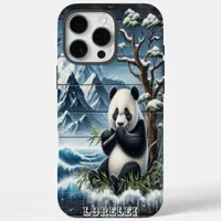 Panda's Forest Sanctuary: Bamboo Nourishment iPhone 16 Pro Max Case