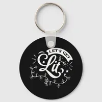 Christmas Eve Merry Christmas - Let's Get Lit Clas Keychain