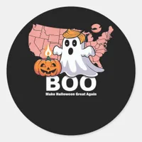 Trumpkin Funny Halloween Boo - Pumpkin Trumpkin Classic Round Sticker