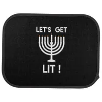 Happy Hanukkah Tis The Season Get Car Floor Mat