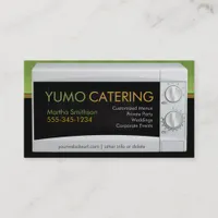 Catering Microwave Hospitality Business Card