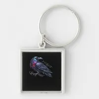 F-Caw-F Crow Classic Retro Style Keychain