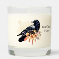 Goth Raven Scented Candle Dark Aesthetic