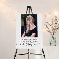 Minimalist Photo Graduation Welcome Sign
