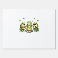 Cottagecore Aesthetic Frogs Camping Forest Goblinc Sign