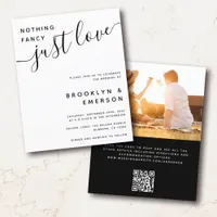 Budget All in One QR Code Wedding Invitation