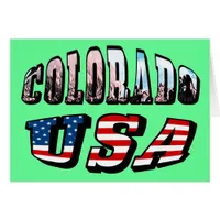 Colorado Picture and USA Text Cards