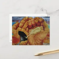 Public Lands surreal collage Postcard
