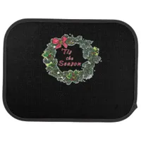 Tis The Season Shadowed Car Floor Mat