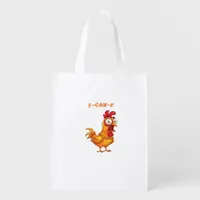 F-Caw-F Classic Funny Quote Grocery Bag