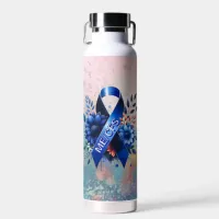 Myalgic Encephalomyelitis ME/CFS Awareness Ribbon Water Bottle