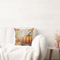 Pumpkin Lovers  Throw Pillow