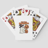 Tis The Season Halloween Costume Witch Hat Poker Cards