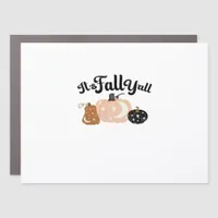 It’s Fall Y’all With Moons Beautiful Halloween Des Car Magnet