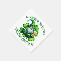 Cute Gnome St Patrick's Day with Beer | Napkins