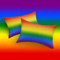 Gradient Gay Rainbow Pride Flag LGBTQ Pillow Case