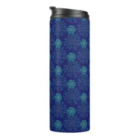 Floral Pattern Thermal Tumbler