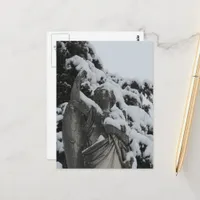 Snowy Angel in Washington, Iowa  Postcard