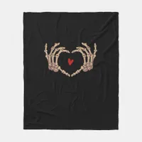 Skeleton Hands Women Skeleton Hands Halloween Fleece Blanket