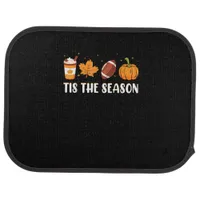 Tis The Season Pumpkin Leaf Latte Fall Thanksgivin Car Floor Mat