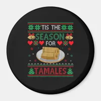 Tis Season For Tamales Funny Christmas Food Magnet
