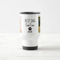 Custom Photo | Best Dog Dad Ever  Travel Mug