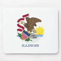 State Flag of Illinois Mouse Pad