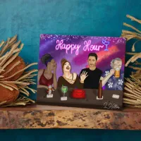 Happy Hour | Digital Art Plaque