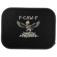 F-Caw-F Funny Chicken Halloween Cool Unique Car Floor Mat