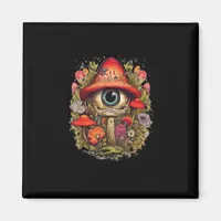 Cottagecore Aesthetic Mushroom Goblincore Design Magnet