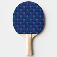 Floral Pattern Ping Pong Paddle