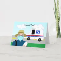 Thank you to Mail Men or Mail Ladies Card