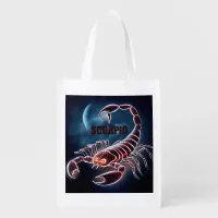 Scorpio Astrology Sign Grocery Bag