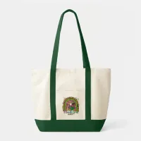 Rainbow Mardi Gras Tote Bag