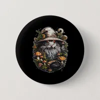 Enchanting Witch Whimsigoth & Mystical Art For Lap Button