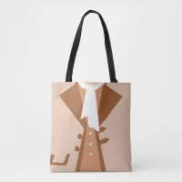 Early American Colonial Style Fashion Fun  Tote Bag