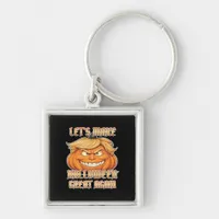 Trumpkin Let's Make Halloween Great Again Classic  Keychain
