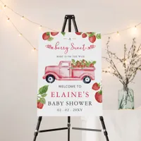 Berry Sweet Baby Shower Welcome Sign