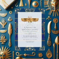 Egyptian Themed Party Invitation