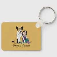 Dog Love Keychain