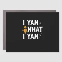 I Yam What I Yam Design - Sweet Potato Lover Desig Car Magnet