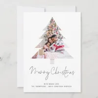 Tree Family Photo 2026 Calendar Merry Christmas  Holiday Card