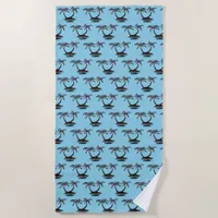 Beach Towel - Tropical Island Mosaic