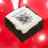 Happy 50th Birthday Red and Black Roses | Brownie