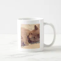 Vintage Christmas Kitty Coffee Mug