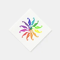 Paper Napkin - Color Wheel