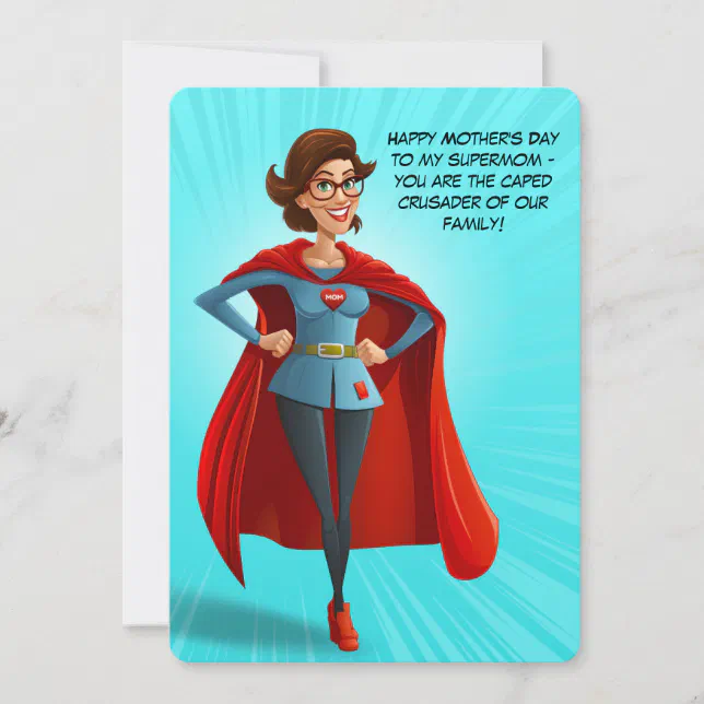 Supermom of our family | Mother's Day Card